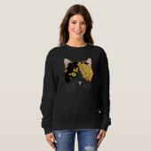 Sweatshirt Chat calico (Devant entier)