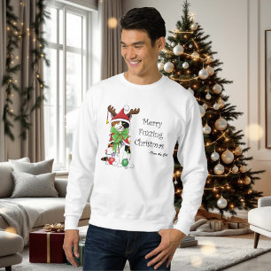 Sweatshirt Chat Calico de Noël amusant