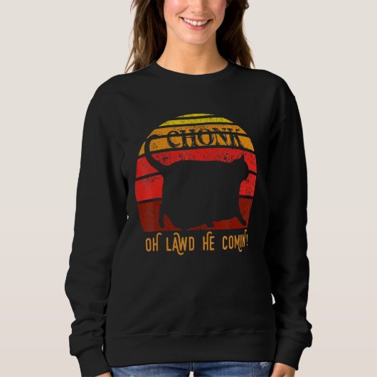 Sweatshirt Chat Chat Chat Fat (Devant)