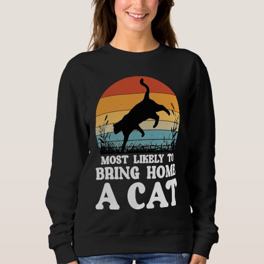 Sweatshirt chat chatons hangon 1 (Devant)