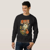 Sweatshirt Chat Chef Sushi (Devant entier)