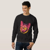 Sweatshirt Chat cool (Devant entier)