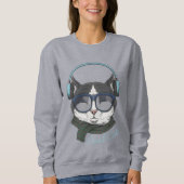 Sweatshirt Chat cool (Devant)