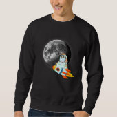 Sweatshirt Chat dans l'espace (Devant)
