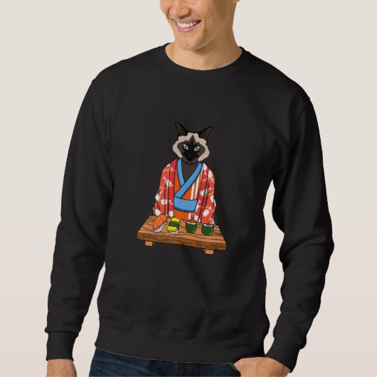 Sweatshirt Chat de Birman (Devant)