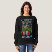 Sweatshirt Chat de film amusant (Devant entier)