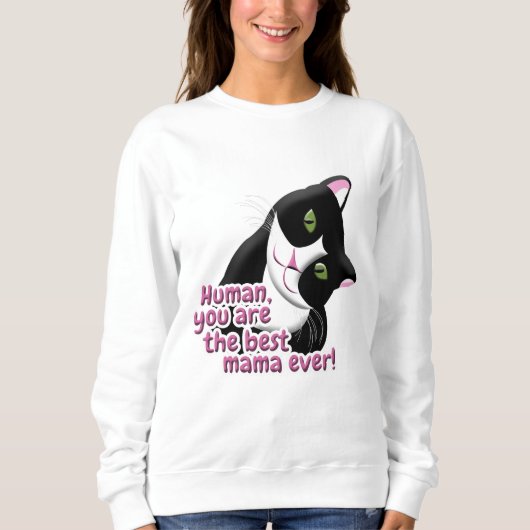 Sweatshirt Chat de la Fête des Mères (Devant)