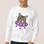 Sweatshirt Chat de l'espace (Devant)