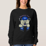 Sweatshirt Chat de Meowzel<br><div class="desc">Funny Meowzel Tov design with cat,  perfect pour a Hanukkah or Chanukah for your jewish friends and family members who love Cats !</div>