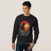 Sweatshirt Chat de Samurai (Devant entier)