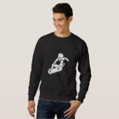 Sweatshirt Chat de skate freestyle (Devant entier)