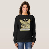 Sweatshirt Chat de synthétiseur modulaire (Devant entier)