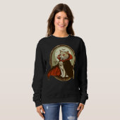 Sweatshirt Chat d'Halloween, Comte Catula (Devant entier)