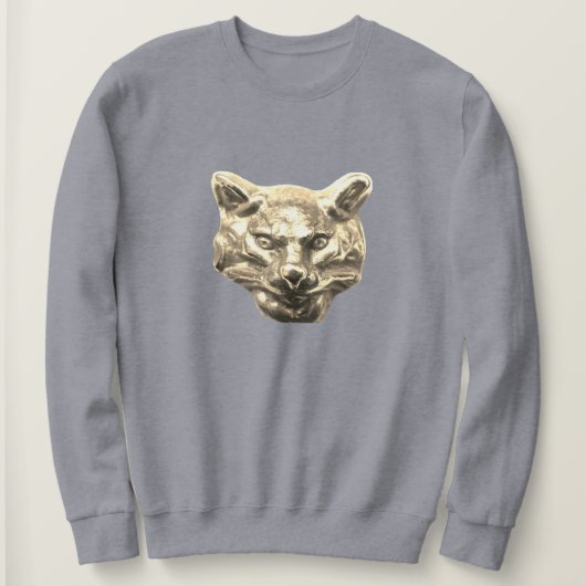 Sweatshirt Chat doré (Design devant)