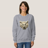 Sweatshirt Chat doré (Devant entier)