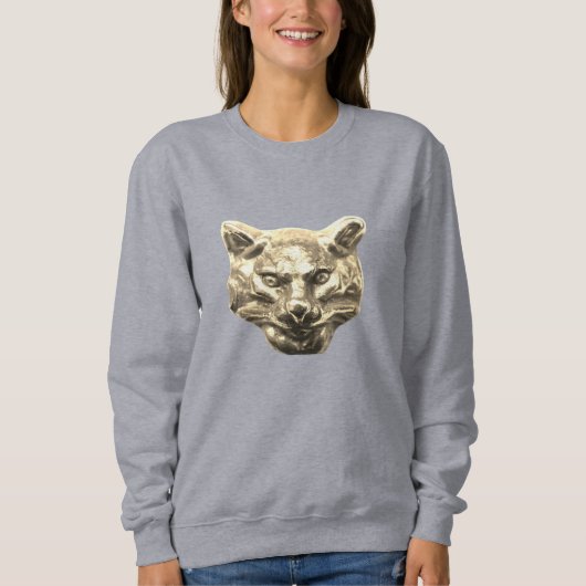 Sweatshirt Chat doré (Devant)