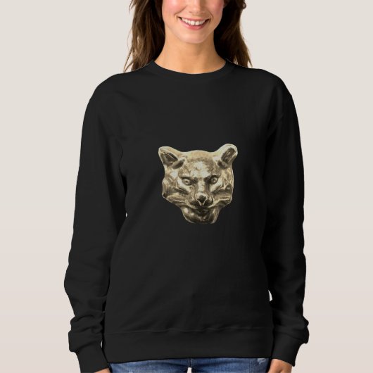 Sweatshirt Chat doré (Devant)