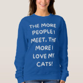 Sweatshirt Chat drôle (Devant)