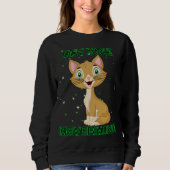 Sweatshirt Chat drôle (Devant)