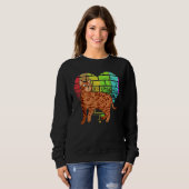 Sweatshirt Chat du Bengale (Devant entier)
