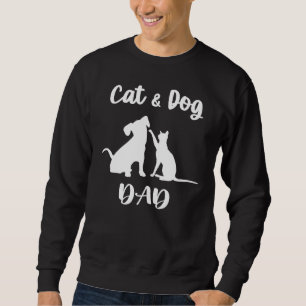 Sweatshirt Chat Et Chien Papa Animaux Animaux Animaux Animaux