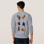 Sweatshirt Chat et Souris Drôles (Dos entier)