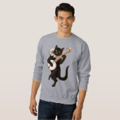 Sweatshirt Chat et Souris Drôles (Devant entier)