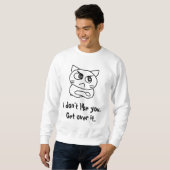 Sweatshirt Chat fâché #879345 (Devant entier)