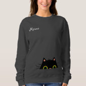 Sweatshirt Chat fragile (Devant)
