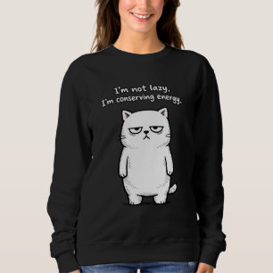 Sweatshirt Chat graphique d'humour sarcastique - Mème d'anima
