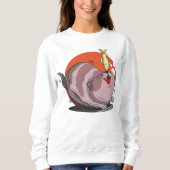 Sweatshirt Chat gras mignon (Devant)
