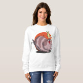 Sweatshirt Chat gras mignon (Devant entier)