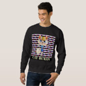 Sweatshirt Chat Homme (Devant entier)