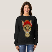 Sweatshirt Chat I pompier Chat I pompier Savannah Chat (Devant entier)
