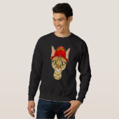 Sweatshirt Chat I pompier Chat I pompier Savannah Chat (Devant entier)