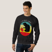 Sweatshirt Chat Je Fais Ce Que Je Veux (Devant entier)