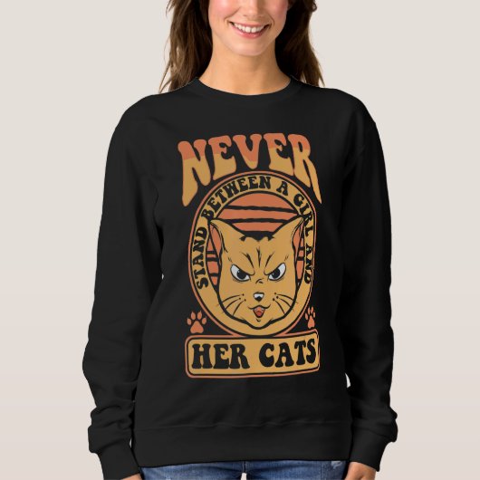 Sweatshirt Chat Kitten Kitty (Devant)