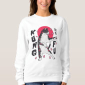 Sweatshirt Chat Kung Fu (Devant)