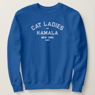 Sweatshirt Chat Ladies For Kamala 2024 Custom State Blue
