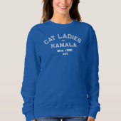 Sweatshirt Chat Ladies For Kamala 2024 Custom State Blue (Devant)