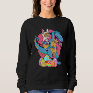 Sweatshirt Chat Lapin Pâques équitation Dino Trex Chasse aux 