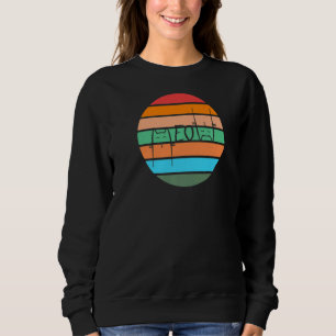 Sweatshirt Chat Meow Sunset