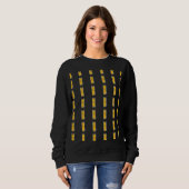 Sweatshirt Chat Mignon Avec Chaleur de Moustaches Design Mini (Devant entier)