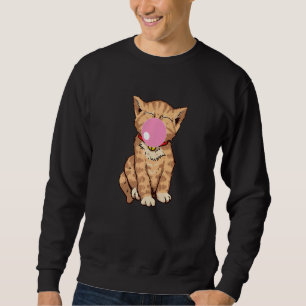 Sweatshirt Chat mignon Chews Gum Bubble Gum Chat