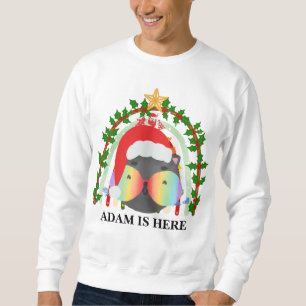 SWEATSHIRT CHAT MIGNON SPORT PERSONNALISER NOM PERSONNALISÉ