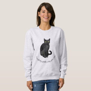 Sweatshirt chat noir