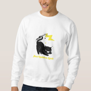 Sweatshirt Chat noir sorcier - Sort Abra Kadabra