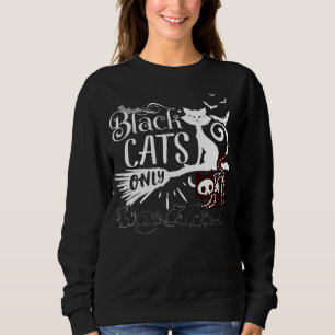 Sweatshirt Chat noir uniquement.b