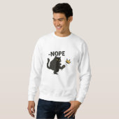 Sweatshirt Chat Pas De Rois En Amérique  (Devant entier)