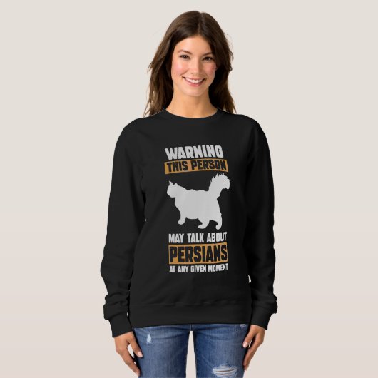 Sweatshirt Chat Perse 2 (Devant entier)